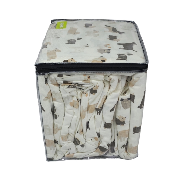 Cuddl Duds Bedding Cuddl Duds King Heavyweight Flannel 4 Piece